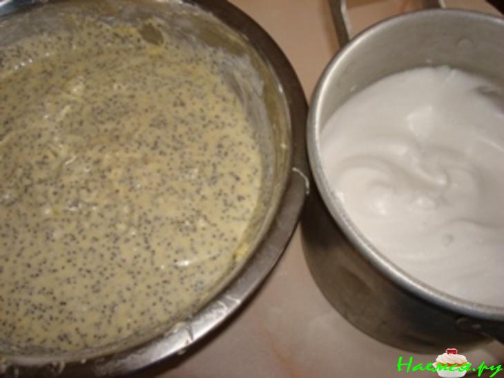 Шоколадно-маковый пирог