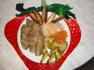 Ужин "Две печенки"