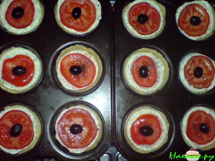 Тарталетки с творожным сыром Тарталетки с творожным сыром