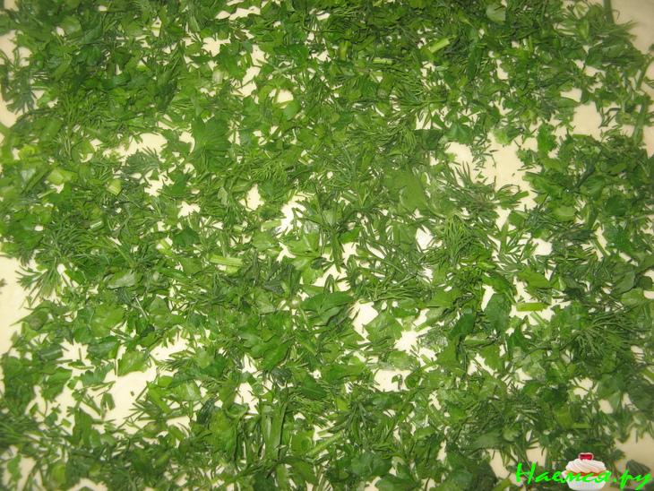 Фаршированный грибами язык в тесте