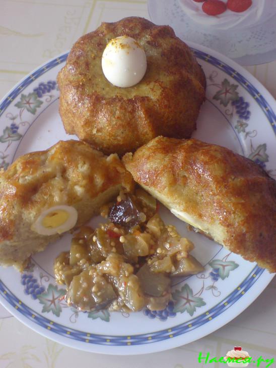 Запеканка с опятами