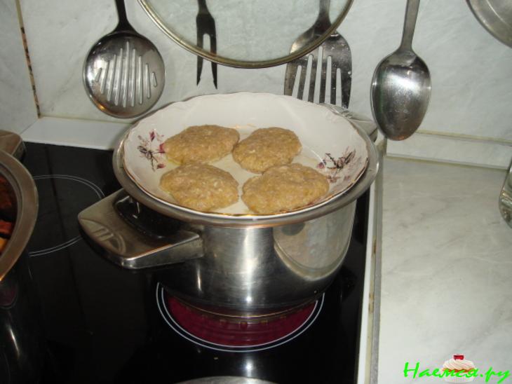 Вариант паровых котлет