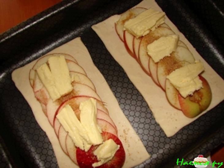 Яблочные "саночки"