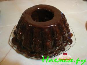 Кекс "Зебра" в шоколадной глазури