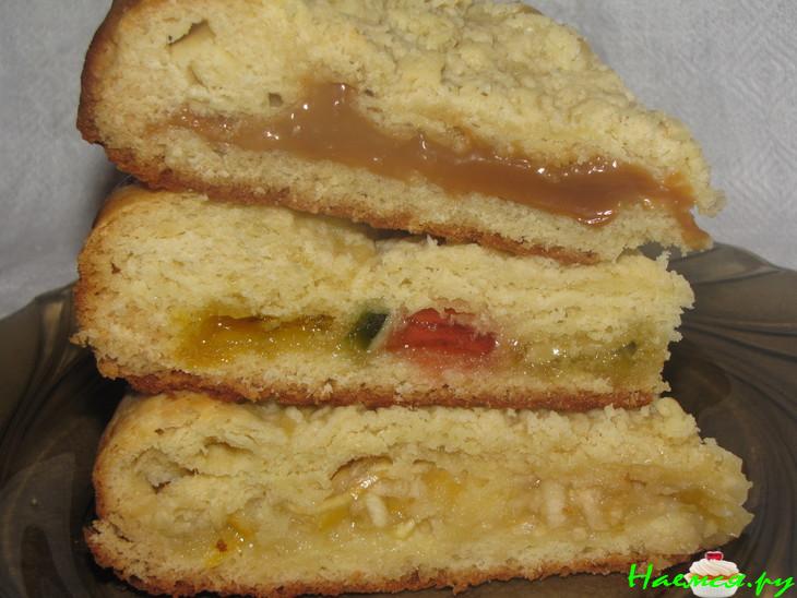 Пирог 'Плывун' с разными начинками