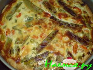 Пирог с морепродуктами