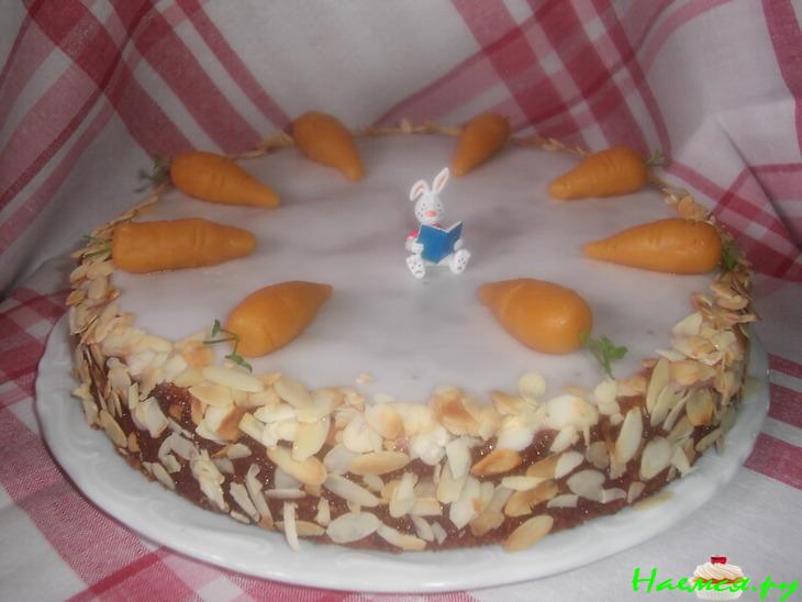 Морковно-ореховый пирог