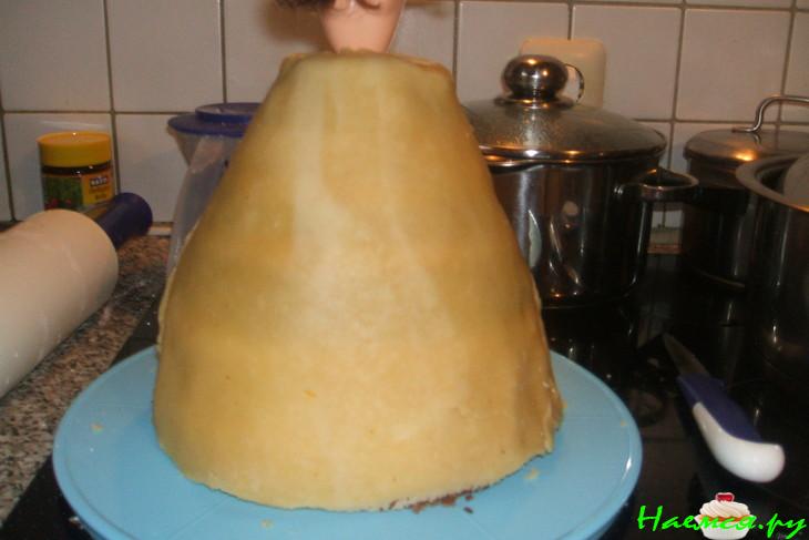 Торт "Барби" (три бисквита)