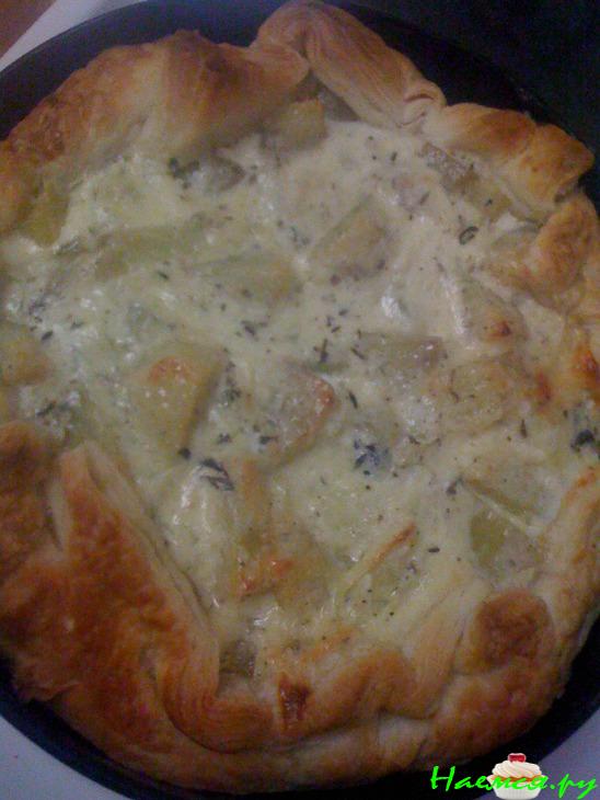 Пирог картофельный с грибами Пирог картофельный с грибами