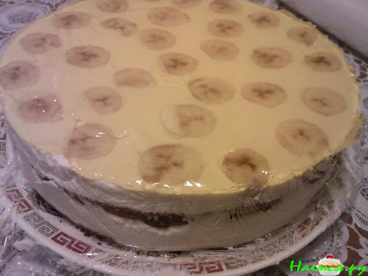 Банановый тортик из гречневой муки