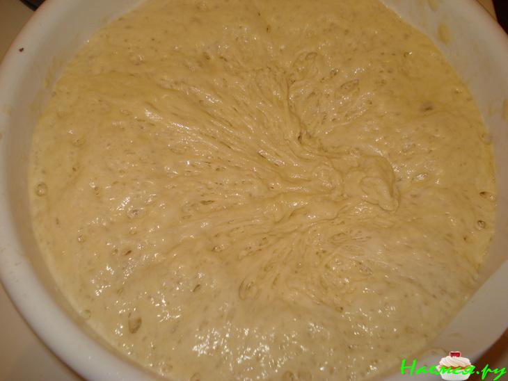 Пирог из жидкого пушистого дрожжевого теста Пирог из жидкого пушистого дрожжевого теста