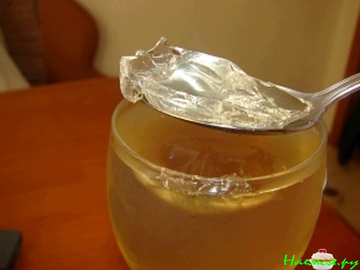 Желе из шампанского