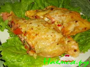 "Фаршированный" лаваш запечённый в духовке