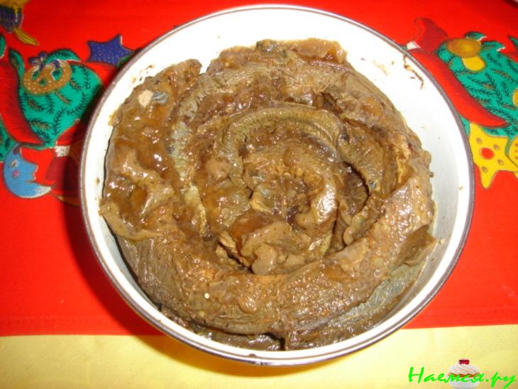 Минога в желе