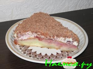 Торт с вишней - "Неженка"