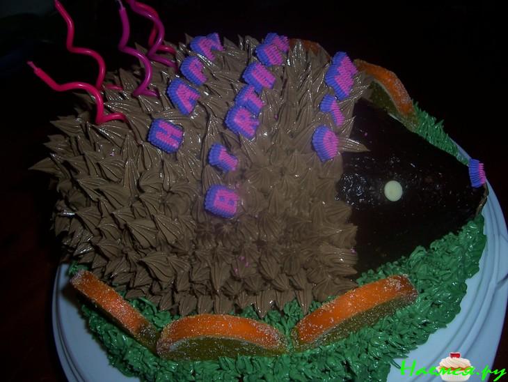 Торт "Ёжик" ко дню рождения