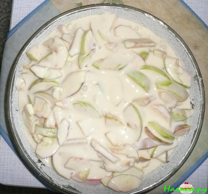 Быстрый яблочный пирог (вариант)