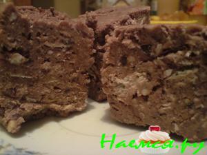 Сладкая колбаса с творожным сырком