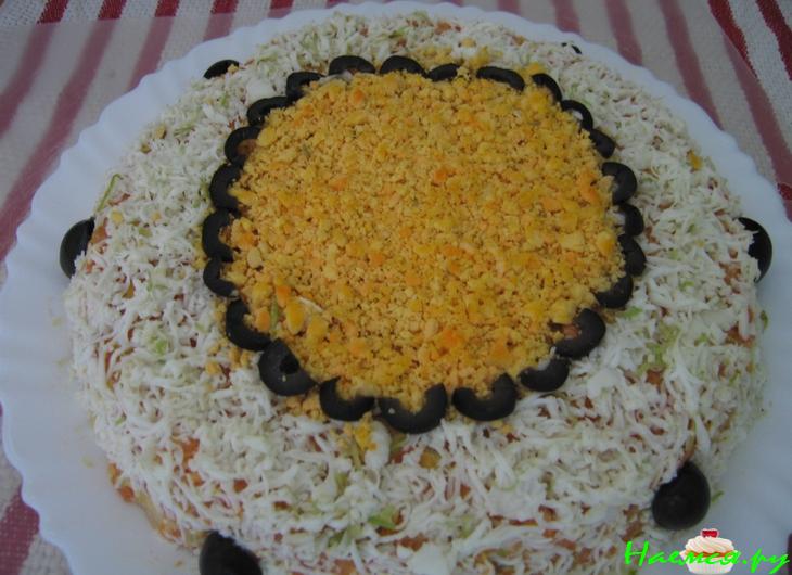 Ромашка с тунцом