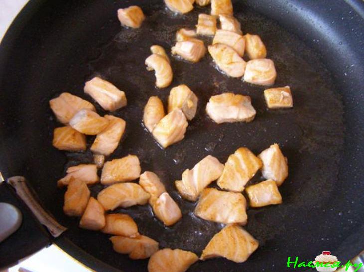 Окрошка из лосося