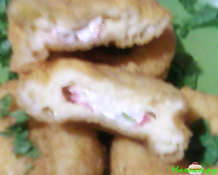 Сырные шарики в ореховой панировке