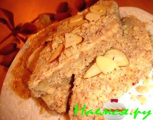 Десерт из миндаля к кофе