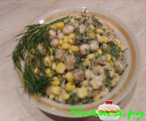 Салат с кириешками Салат с кириешками