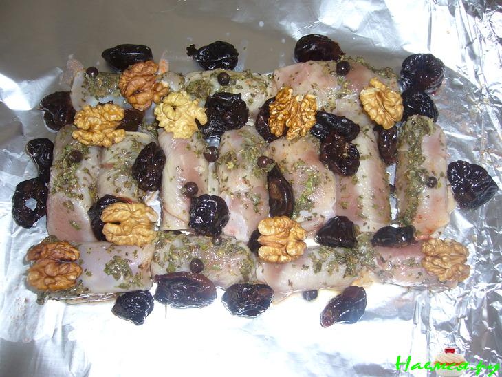 Куриные мини-рулеты Куриные мини-рулеты