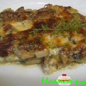 Грибная лазанье по-Итальянски