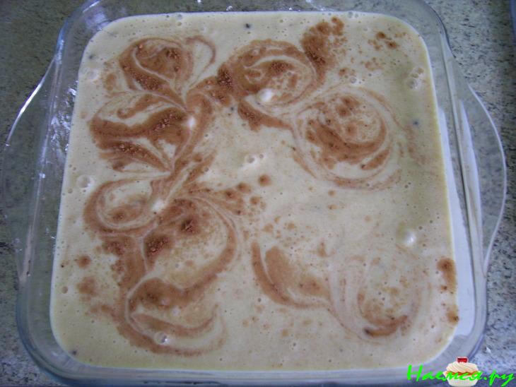 Манник нежный с яблочками и бананом