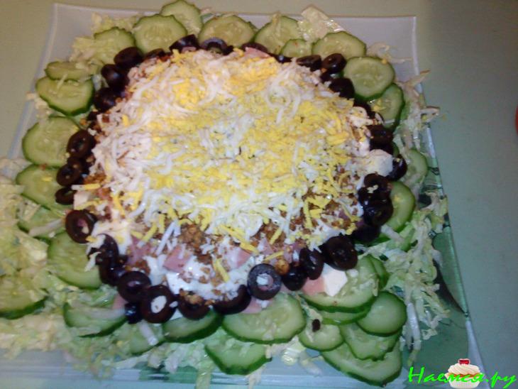 Салат овощной "Фантазия" в йогуртовом соусе