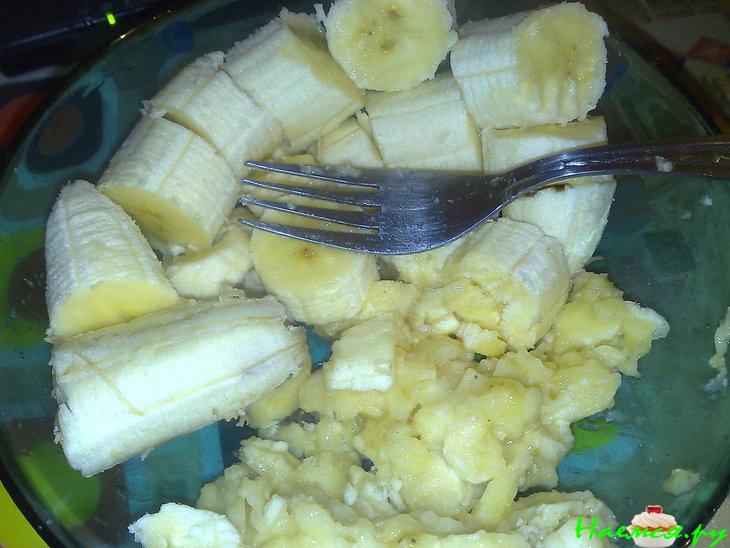 Банановый пирог со сгущенным молоком