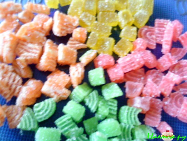 Пёстрое пирожное