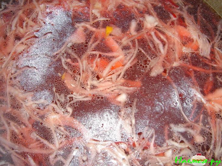 Борщ (постный) необычайно вкусный!