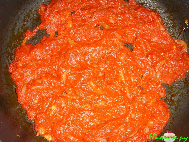 Соляночка с томатной пастой