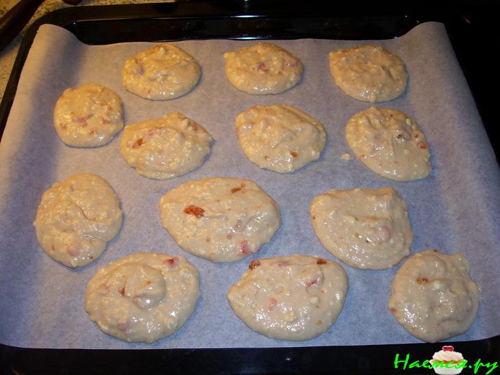 Печеньки с цукатами и джемом Печеньки с цукатами и джемом