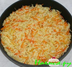 Рис с соевым соусом на гарнир