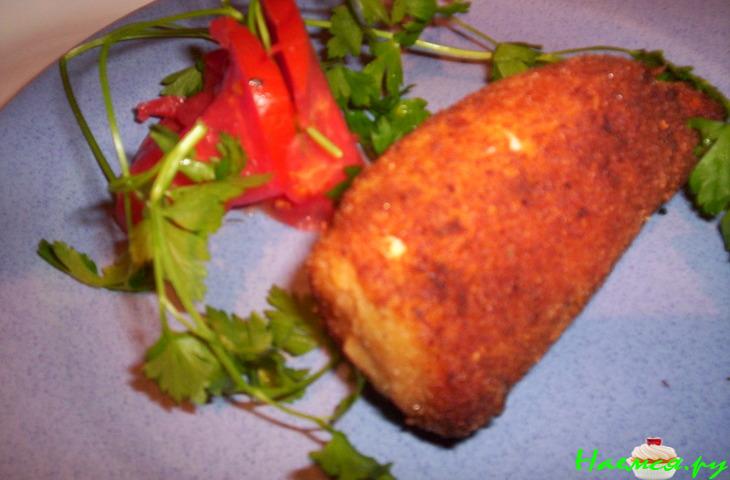 Фаршированная тушка кальмара