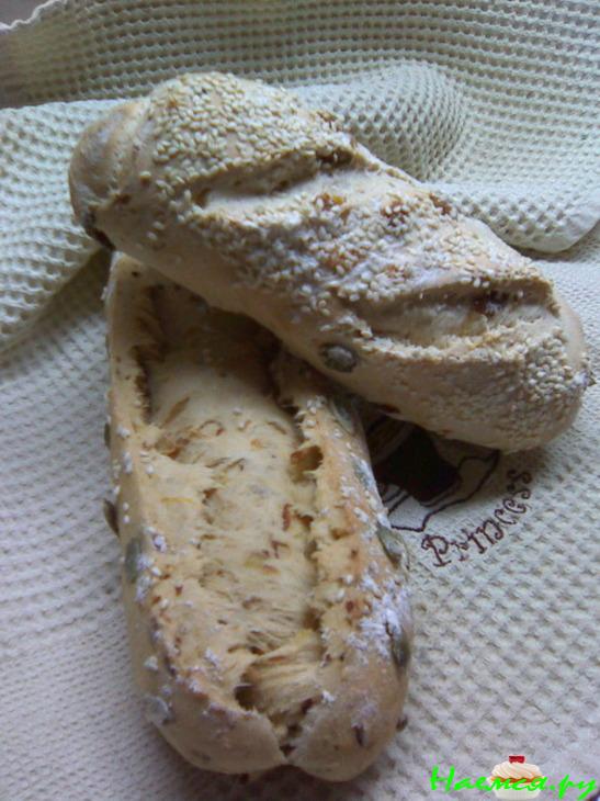 Багет &laquo;Неделька&raquo; на закваске. Рецепт один, а хлеб каждый день разный!