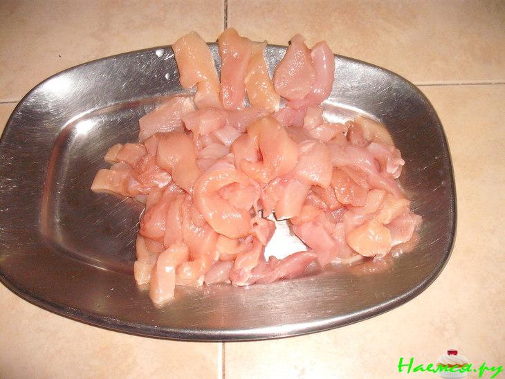 Куриная грудка с фруктами Куриная грудка с фруктами