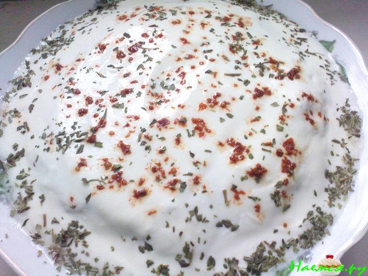 Картофельный салат с йогуртом