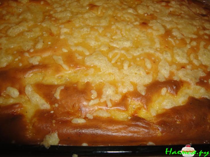 Картофельно-грибная запеканка с кремом бешамель