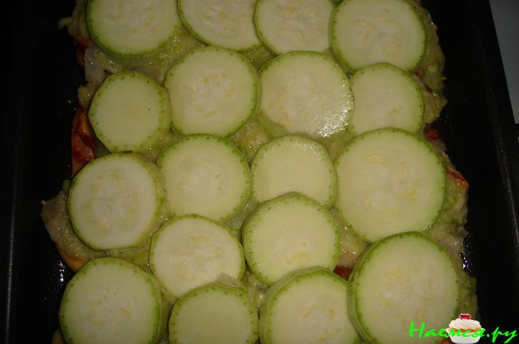 Мясо с кабачковой корочкой