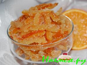Цукаты из апельсиновых корочек