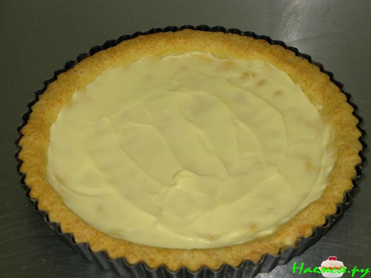 Пай вишневый со сливочной заливкой