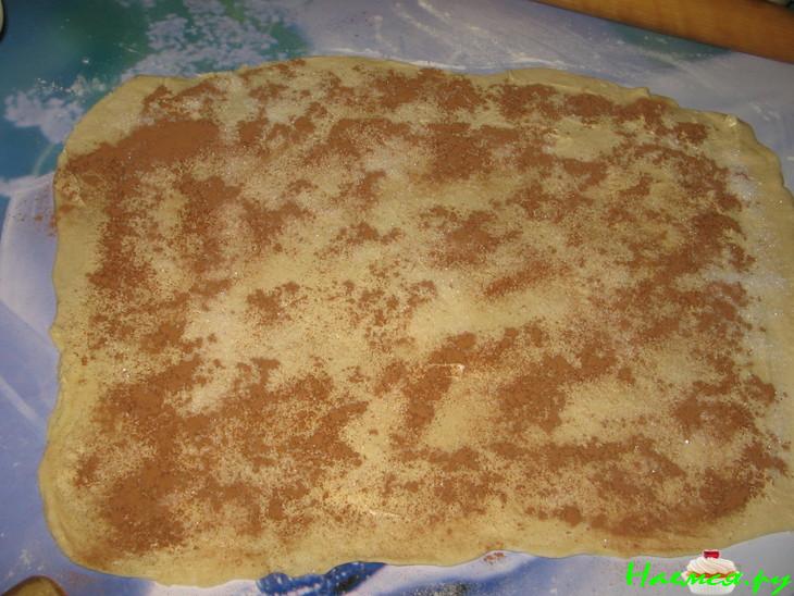 Хрущевское тесто и плюшки с корицей из него