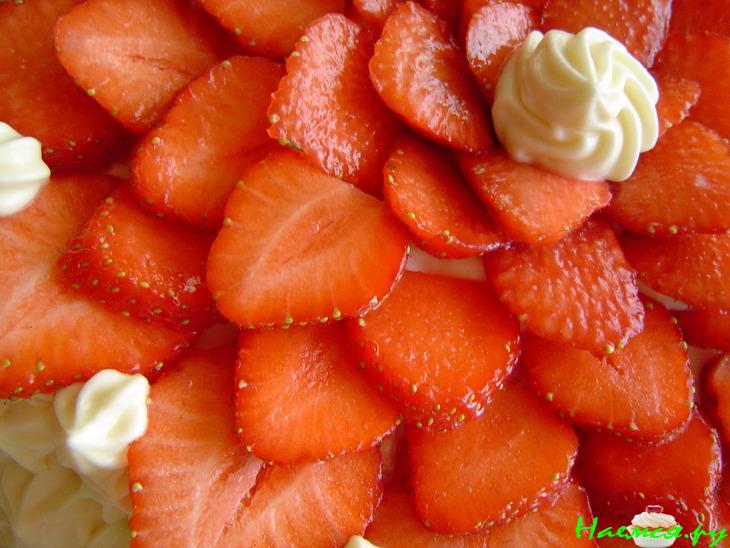 Торт Тирамису с клубникой