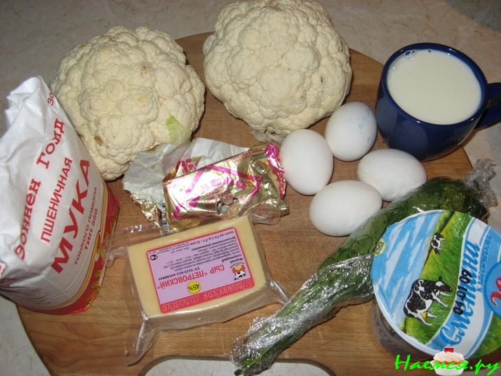 Пудинг из цветной капусты Пудинг из цветной капусты