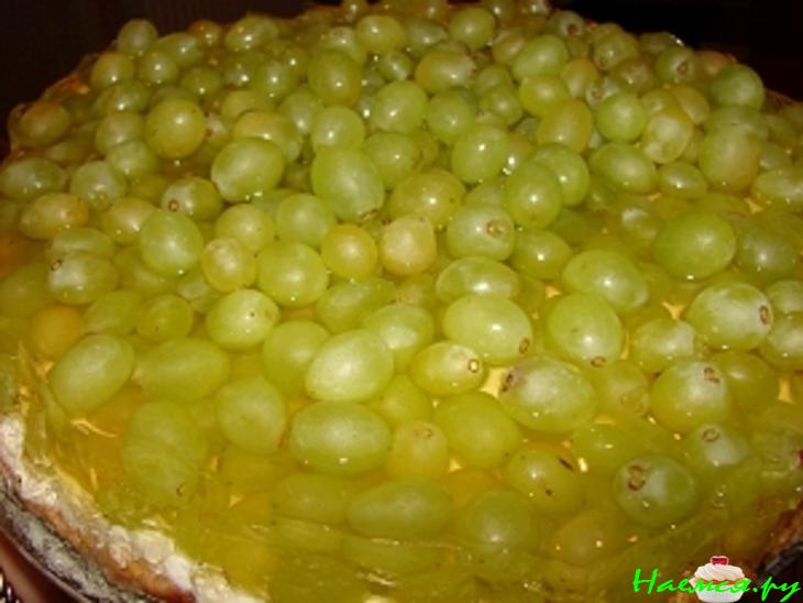 Торт - желе "Зелёный мускат"