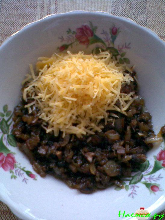 Конвертики с грибами и сыром Конвертики с грибами и сыром